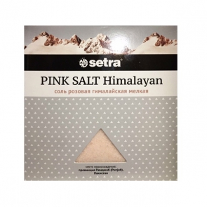 Соль розовая гималайская мелкая Setra